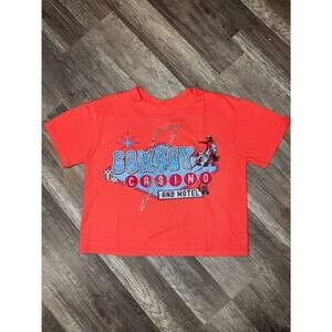 NEW ALL OF US women's cowboy casino top in red